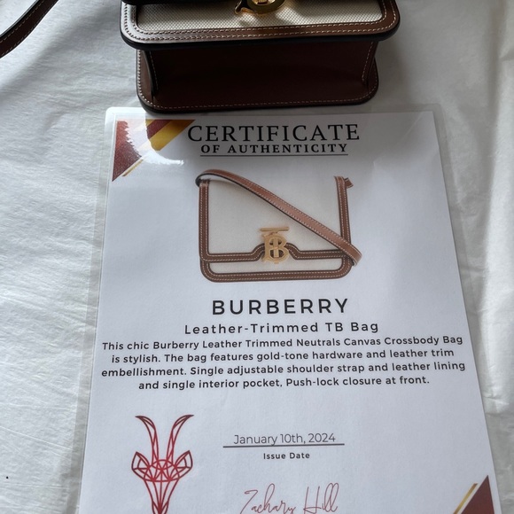 COPY - Burberry Monogram Clasp Small Shoulder Bag, open to offers. - Picture 15 of 17